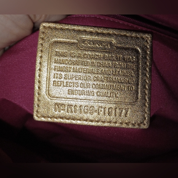 Coach Peyton Tattersall Plaid Satchel F19177 - Picture 13 of 13